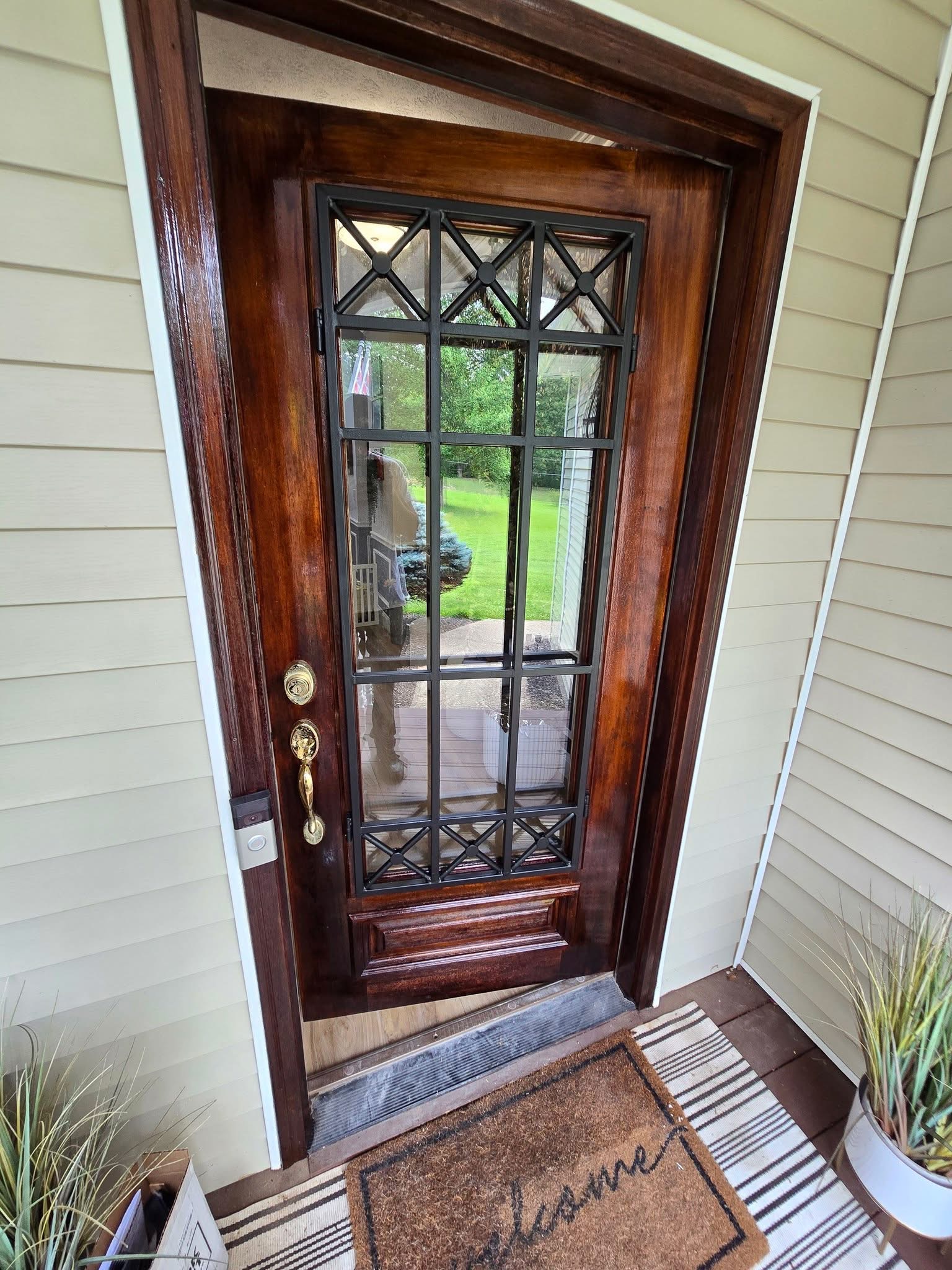 An inviting entrance